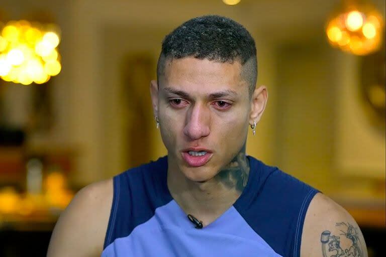 Richarlison, en un pasaje de la entrevista con ESPN