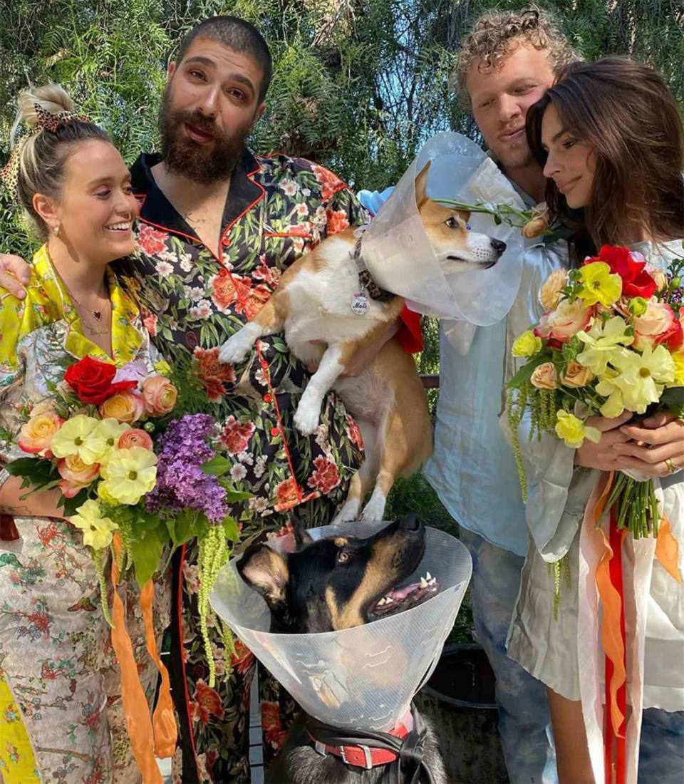 Emily Ratajkowski has wedding for dogs