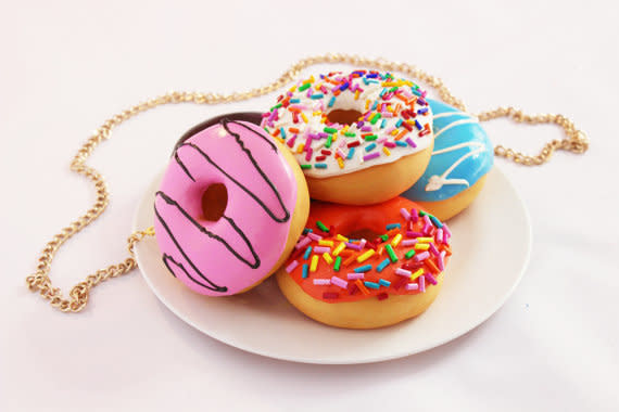 Buy the rommydebommy <a href="https://www.etsy.com/listing/480733580/donuts-on-plate-clutch-donut-doughnuts?ref=shop_home_active_7" target="_blank">'Donuts on a plate' clutch</a>