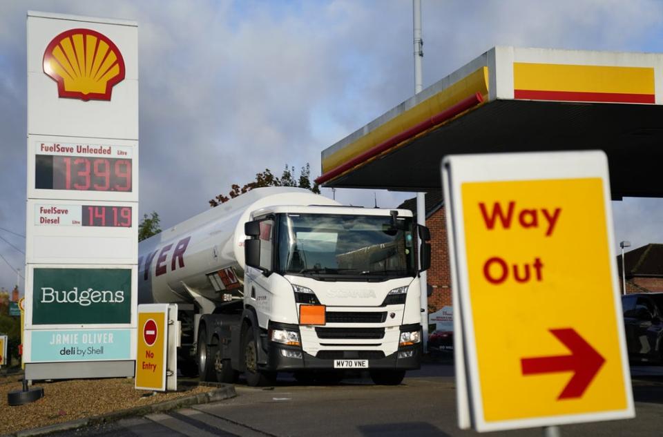 Shell’s new target will see its own emissions cut in half by 2030 (Andrew Matthews/PA) (PA Wire)