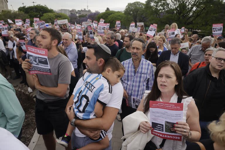 Encuentro masivo en contra del antisemitismo en la Facultad de Derecho de la UBA, en noviembre pasado