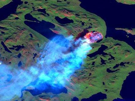 A satellite image of the ‘rare and unusual’ event: European Space Agency