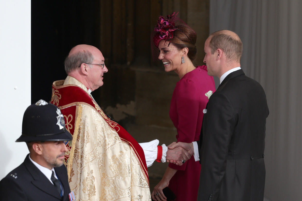 The Duke and Duchess of Cambridge arrive (PA)