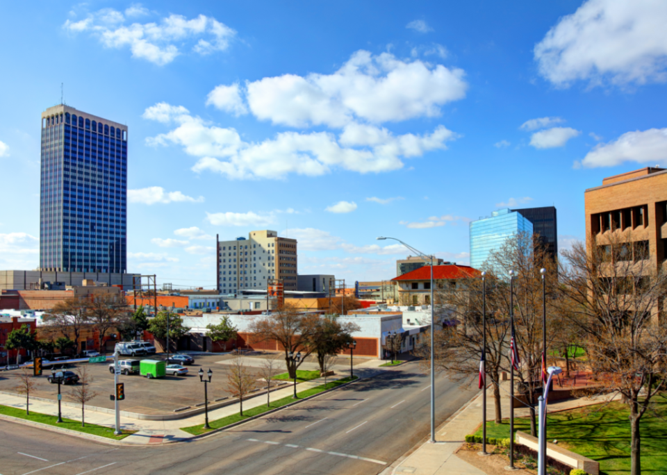 Amarillo cityscape.