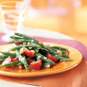 Haricots Verts and Grape Tomato Salad