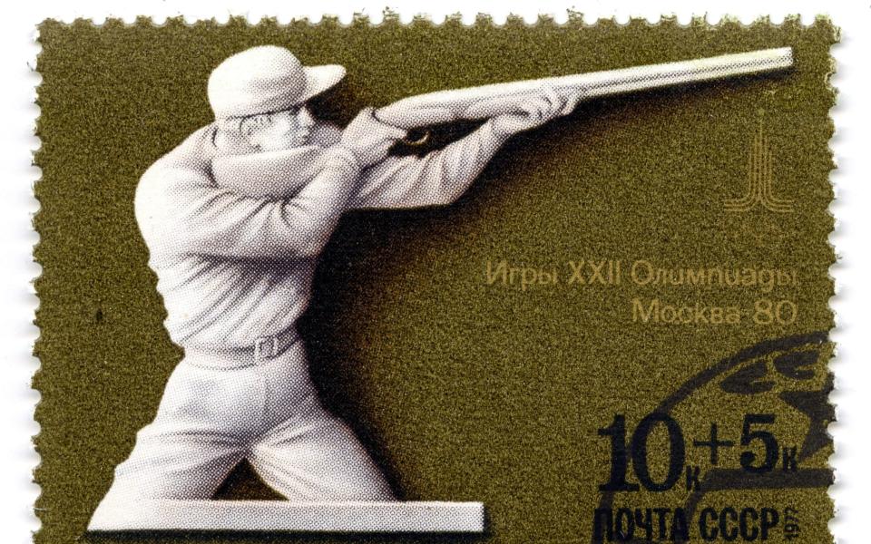 A postage stamp from the Soviet Union commemorating the Olympics it hosted in 1980 - AY Images / Alamy Stock Photo