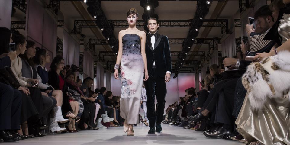 <p>The final dress was a showstopper</p>