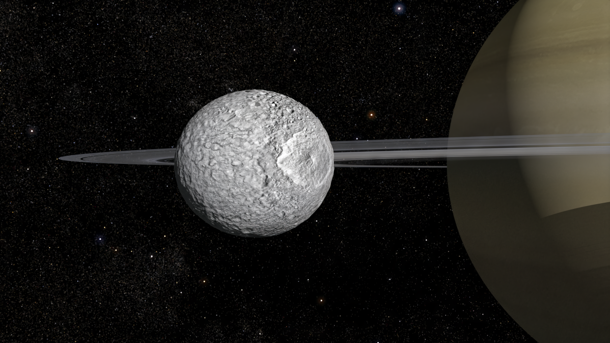 Cette lune de Saturne qui ressemble à l’étoile de la mort cache un secret captivant