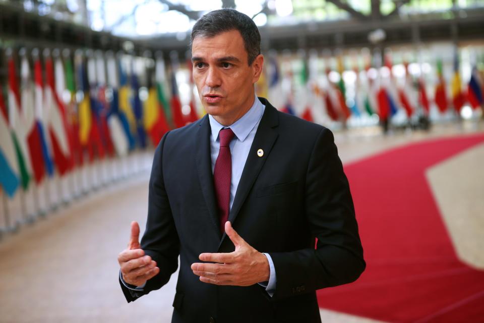 Pedro Sánchez en Bruselas. (Photo by FRANCISCO SECO/POOL/AFP via Getty Images)