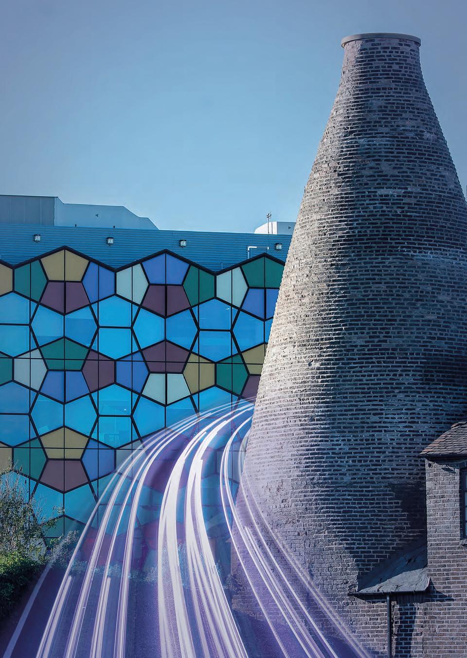 A view over one of Stoke on Trent's bottle ovens from the Silicon Stoke prospectus.. The kilns were at the heart of the city's industrial heritage as the potteries. Picture: Stoke on Trent City Council.