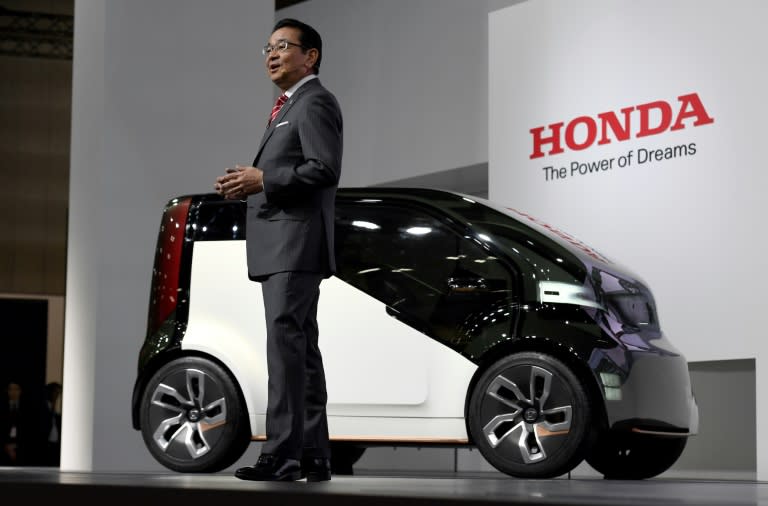 Honda unveiled a new concept commuter car at the Tokyo Motor Show