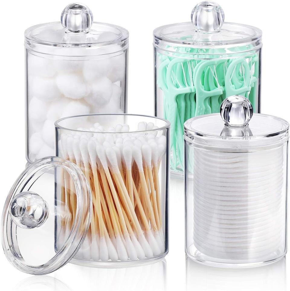 This Set of Bathroom Apothecary Jars With 33,800 5-Star Reviews Is $8