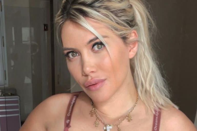 Wanda Nara sorprendió a sus seguidores con una foto en bikini al natural