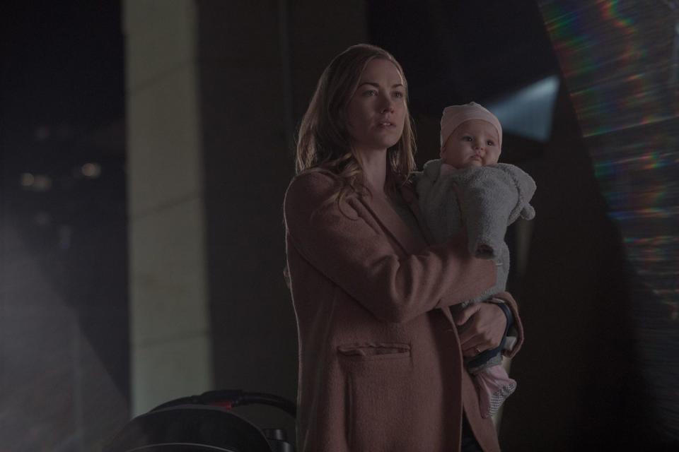 The Handmaid's Tale -- "Mayday" - Episode 313 -- With her plan in place, June reaches the point of no return on her bold strike against Gilead and must decide how far she's willing to go. Serena Joy and Commander Waterford attempt to find their way forward in their new lives. Serena (Yvonne Strahovski), shown.