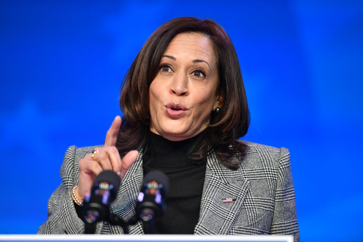 Kamala Harris is opening up about her career inspiration. (Photo: ANGELA WEISS / AFP)