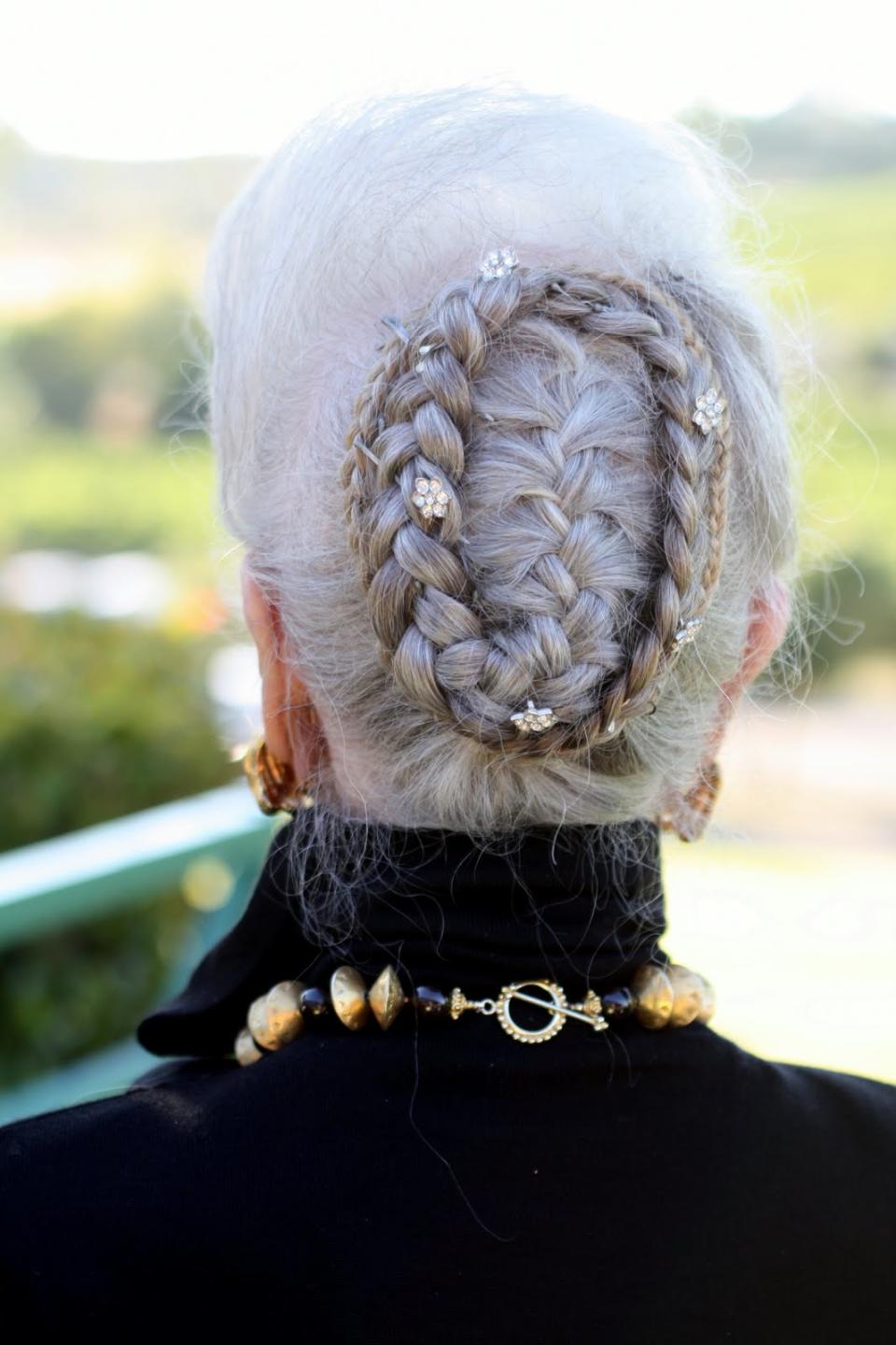 An intricate braid that's both Victorian and of-the-moment.