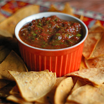 Salsa and Baked Tortilla Chips