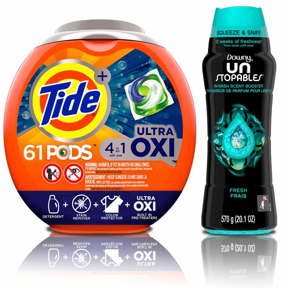 Tide Pods Ultra Oxi 4 in 1 HE Turbo Laundry Detergent Pacs (Photo: Amazon)