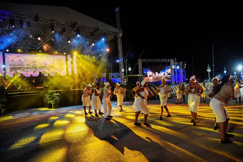 Celebrations take place as Barbados becomes a republic, in Bridgetown