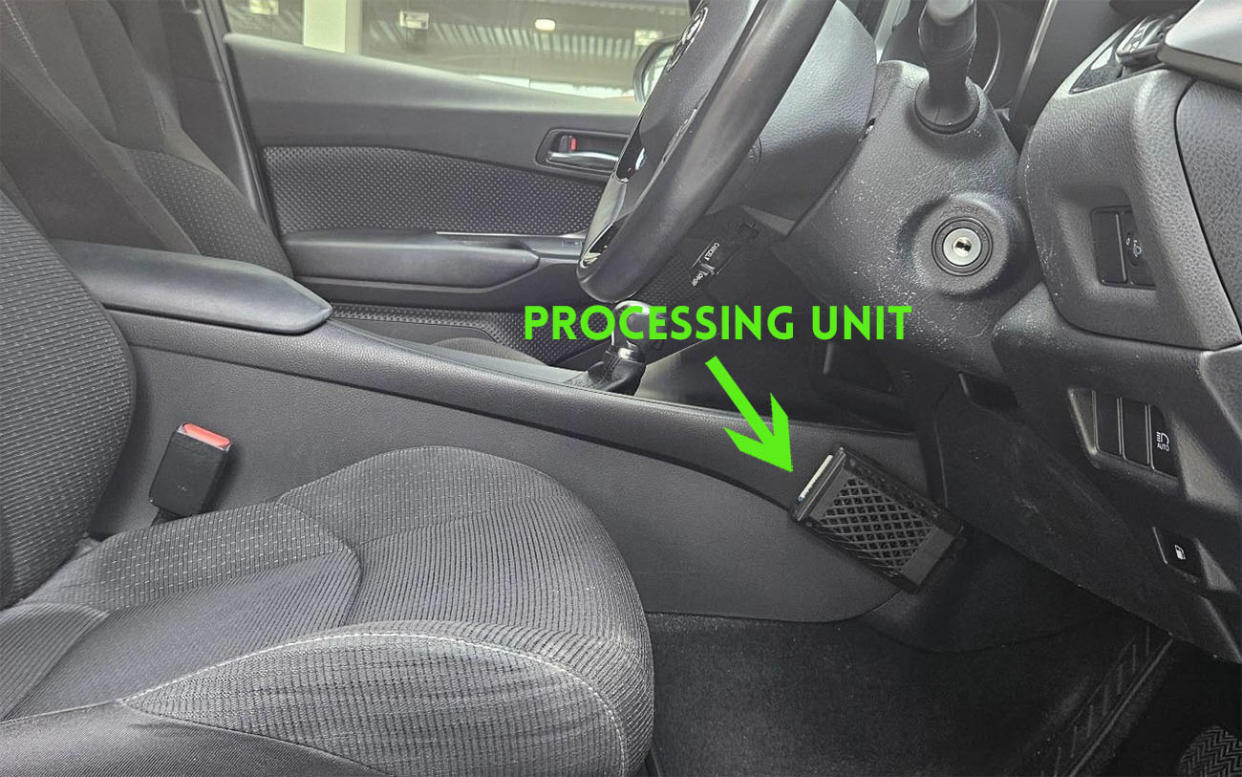 Processing unit located on driver's side. (Photo: LTA)