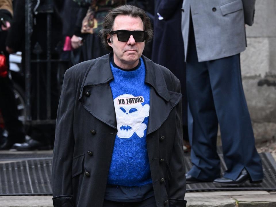 Jonathan Ross attends a memorial service to honour and celebrate the life of Dame Vivienne Westwood at Southwark Cathedral (Getty Images)