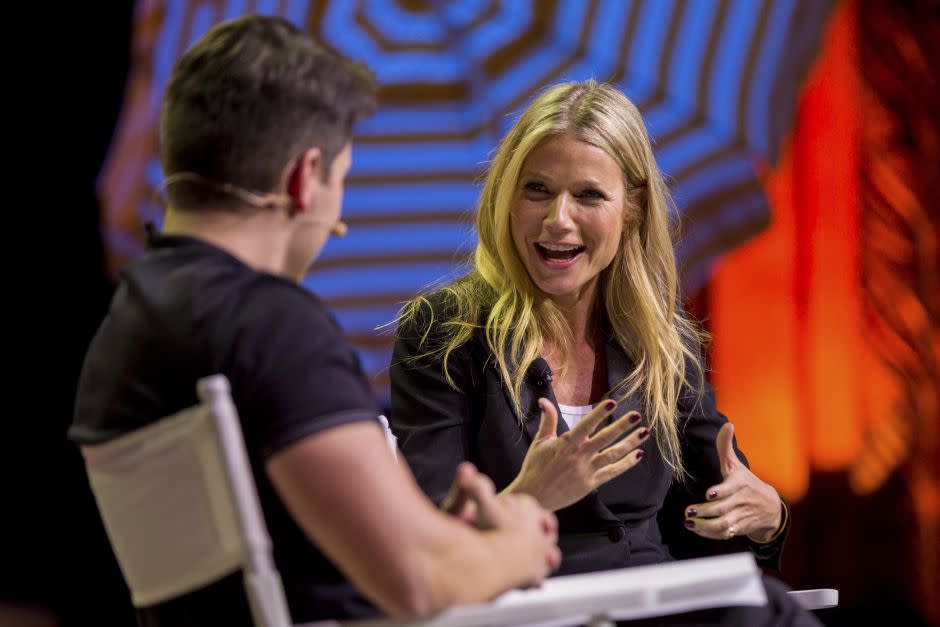 Gwyneth Paltrow at the Airbnb Open in Los Angeles on Nov. 19.