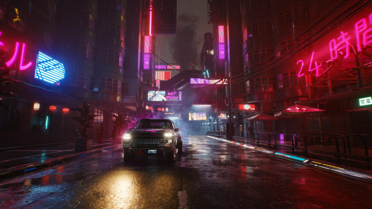  Real-time ray tracing in Cyberpunk 2077. 