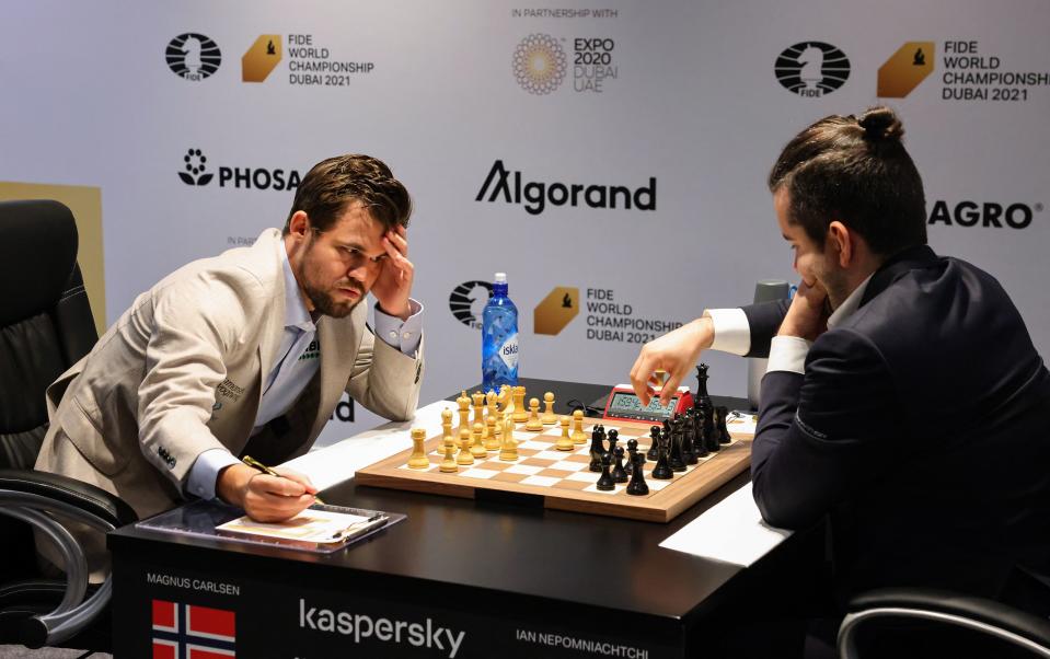 2021 World Chess Championship Nepomniachtchi spoils Carlsen's 31st