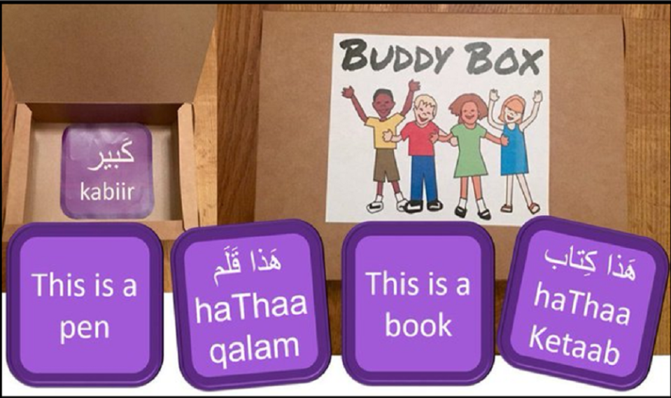 The original Buddy Box scheme in 2018 was designed to help refugees to learn English (Mark Hill)