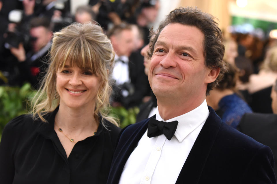 Catherine Fitzgerald and Dominic West on the red carpet