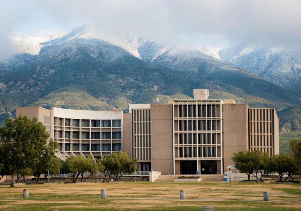 Shown is the campus of California State University, San Bernardino. State Senator Scott Wilk is working to bring a Cal. State University Campus to the High Desert.