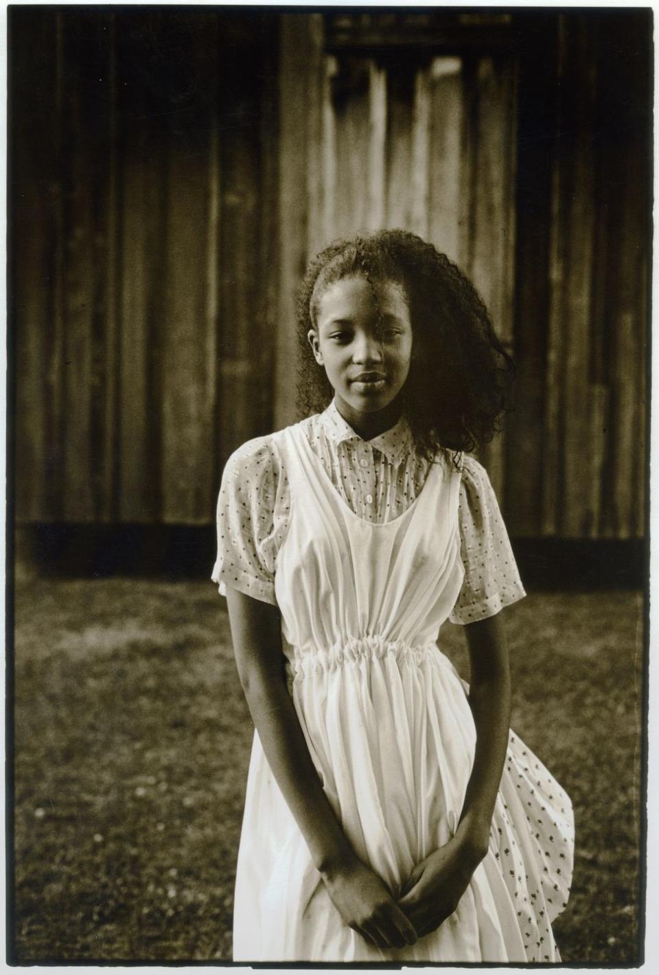 a person in a white dress