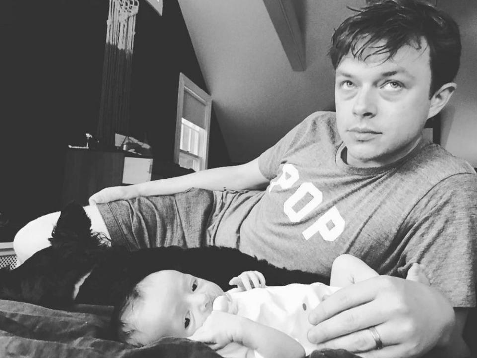 Dane DeHaan and Bowie Rose | annawoodyall/Instagram