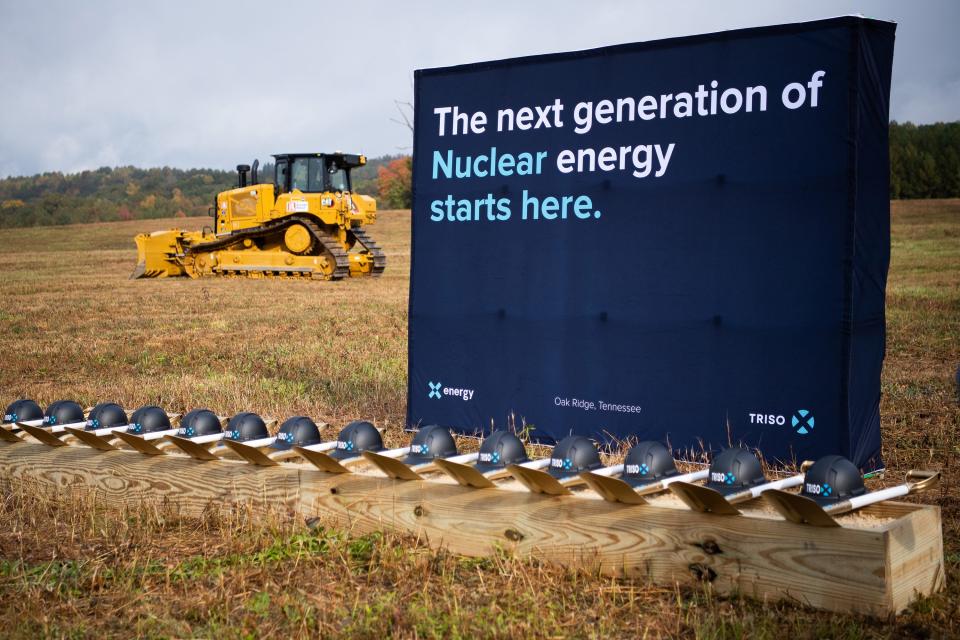 A groundbreaking ceremony for the TRISO-X Fuel Fabrication Facility (TF3) at the Horizon Center Industrial Park located off the Oak Ridge Turnpike in October 2022. Now the city of Oak Ridge's Industrial Development Board has secured a state grant to make improvements at the park to attract more businesses.