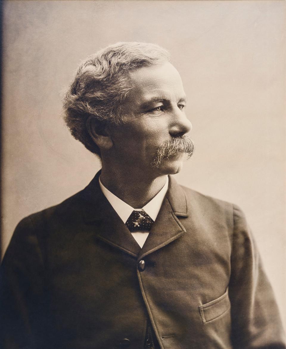 A portrait of photographer H.H. Bennett, circa 1900