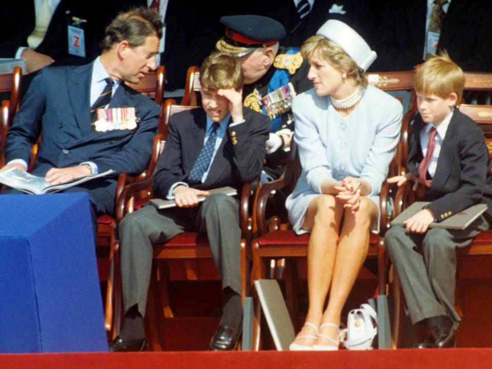 charles, diana, william and harry