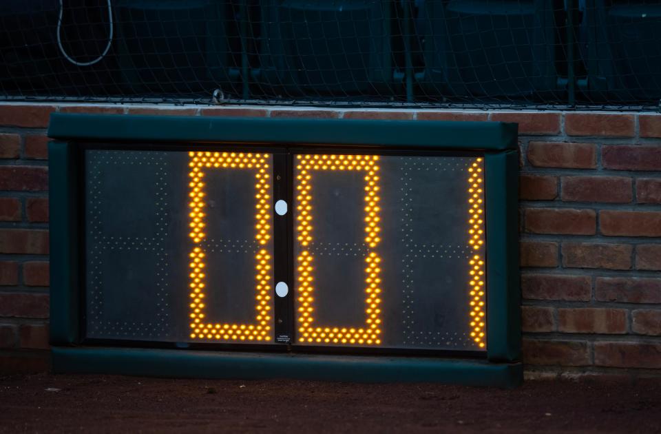 The clock is now part of the game at Polar Park and all around organized baseball.