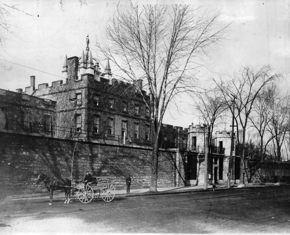 A 1929 photograph of the Auburn Correctional Center.