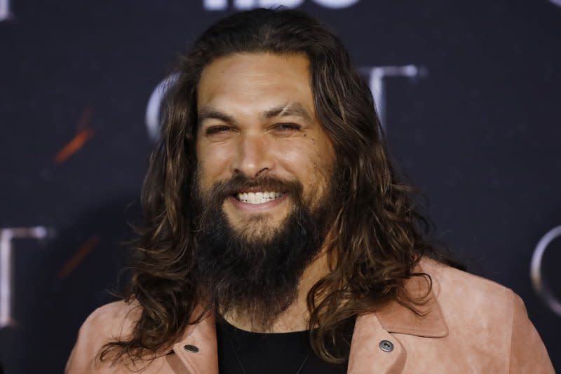 Jason Momoa attends the "Game of Thrones" Season 8 premiere in 2019. File Photo by John Angelillo/UPI