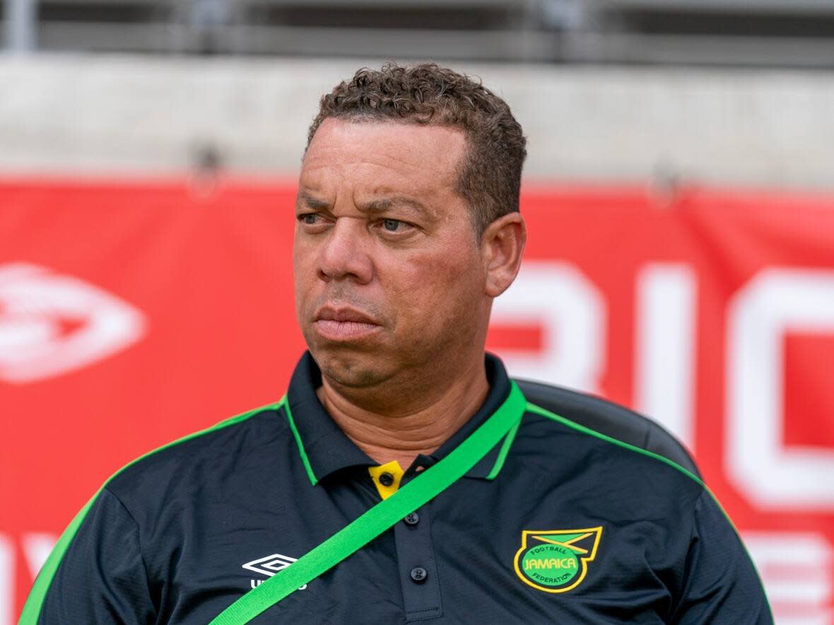 Hubert Busby Jr., former head coach of the Vancouver Whitecaps women's team, is seen in his current role as head coach of the Jamaican women's national team, June 10, 2021. (Brad Smith/ISI Photos/Getty Images - image credit)