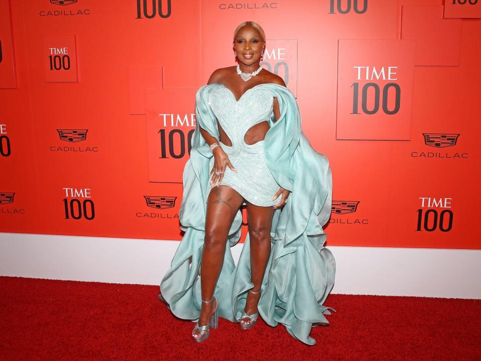 Mary J. Blige at the TIME 100 gala in New York City on June 8, 2022.