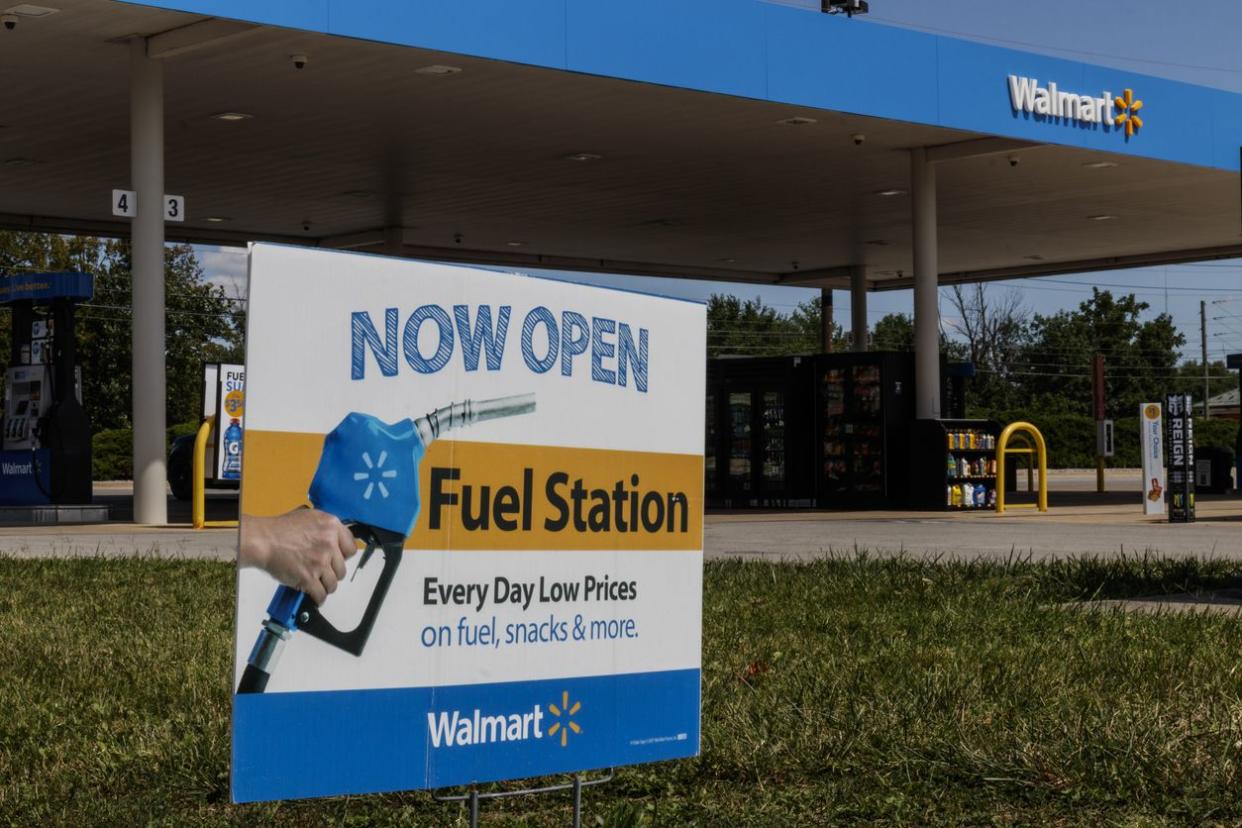 Walmart fuel station