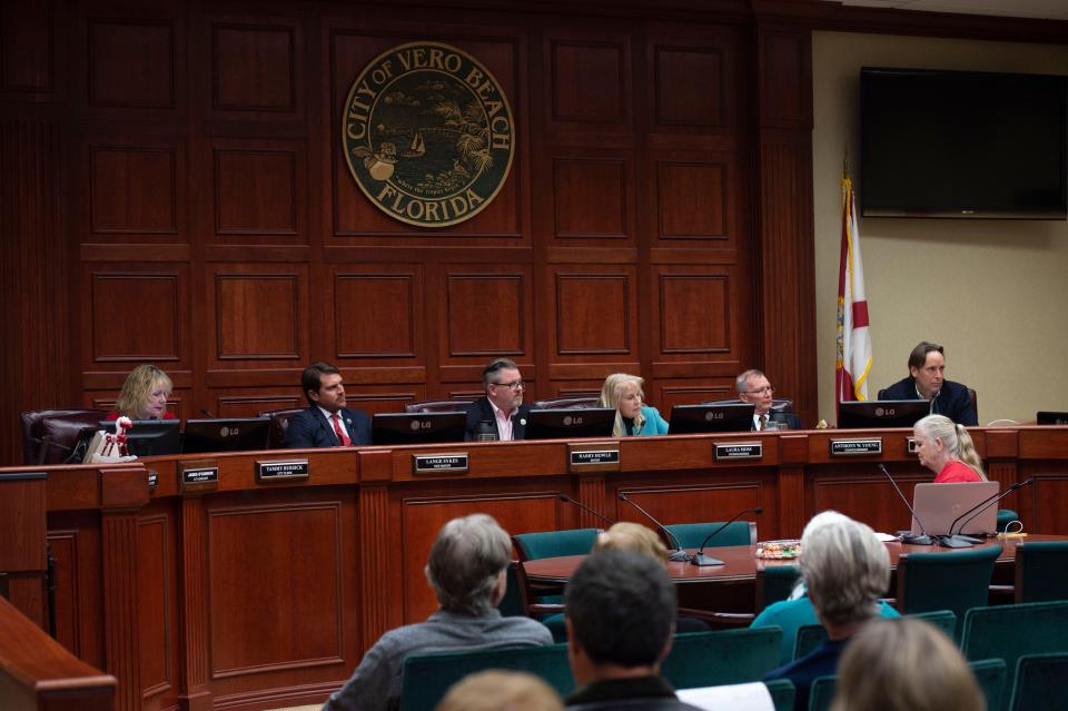 A Vero Beach City Council meeting drew many supporters of City Clerk Tammy Bursick, who was the focus of a special discussion requested by Councilman Dr. Val Zudans, on Tuesday, Dec. 11, 2018 at Vero Beach City Hall. Zudans was critical of how the clerk's office handled the Nov. 6 election and certification of City Council candidate Linda Hillman. Hillman sued the city after she was disqualified from November's election for having incomplete paperwork. In late November, the council agreed to hold a special election that will include six candidates, including Hillman and another disqualified candidate, Brian Heady. 