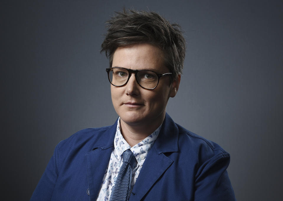 FILE - Australian comedian Hannah Gadsby poses for a portrait in Los Angeles on Dec. 10, 2018. (Photo by Chris Pizzello/Invision/AP, File)