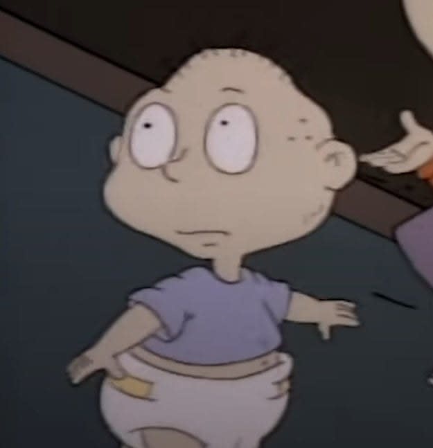 Tommy and Angelica search for ice cream in "Rugrats"