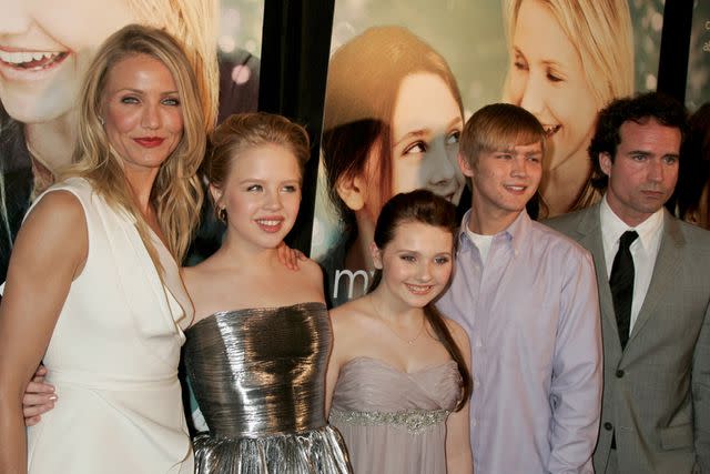 <p>Gregory Pace/BEI/Shutterstock</p> From left: Cameron Diaz, Sofia Vassilieva, Abigail Breslin, Evan Ellingson and Jason Patric at the "My Sister's Keeper" premiere on June 24, 2009