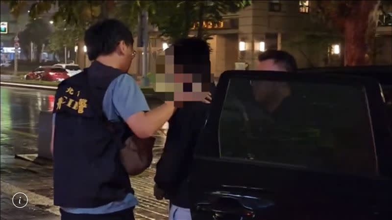 劉姓男子被逮捕到案。（圖／翻攝畫面）