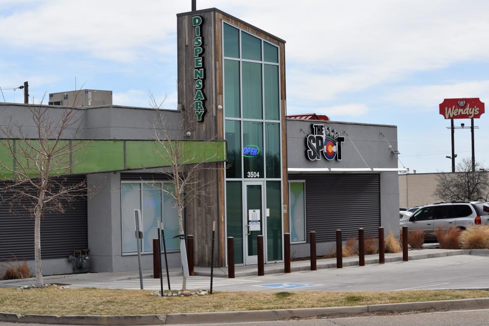 Pueblo marijuana dispensary The Spot 420, 3504 N Elizabeth St., on March 12, 2024.