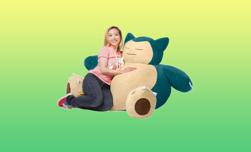 Get cozy with this Pokémon who loves to sleep, perfect as a bean bag chair! (Photo: Thinkgeek)
