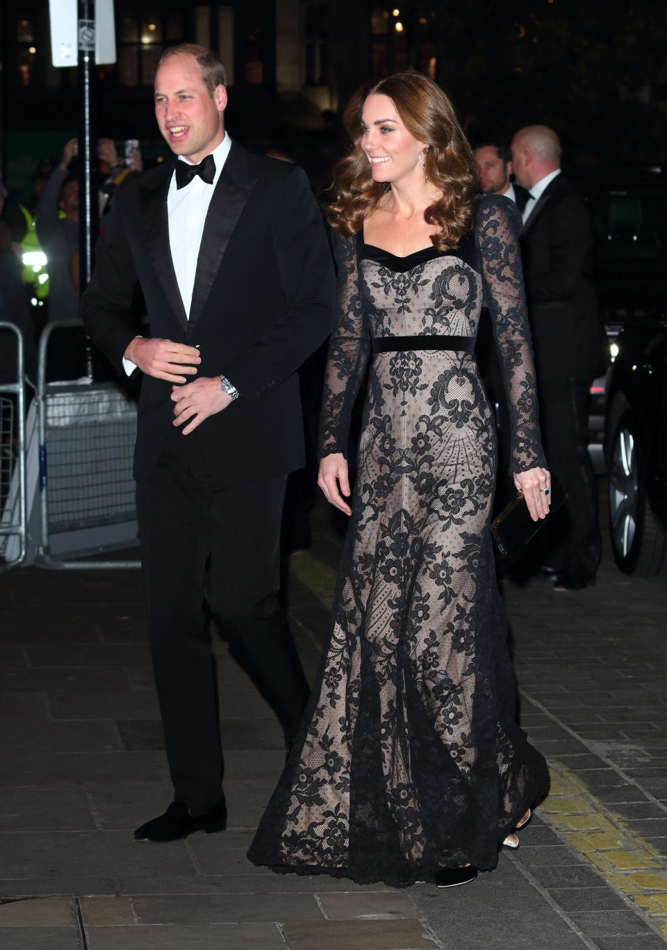 LONDON, UNITED KINGDOM - 2019/11/18: Duke and Duchess of Cambridge attend the Royal Variety Performance at the London Palladium. (Photo by Keith Mayhew/SOPA Images/LightRocket via Getty Images)